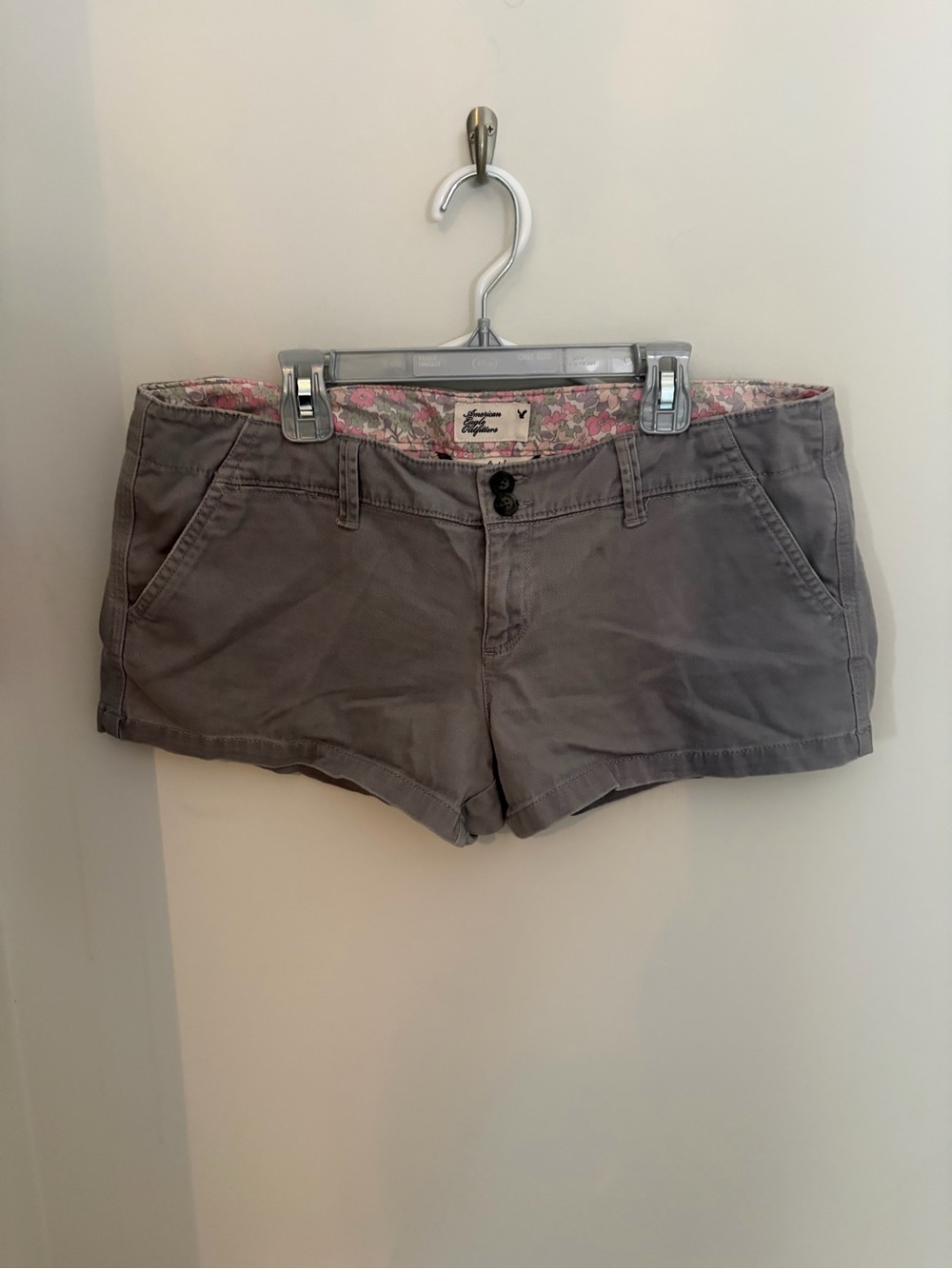 Vintage American Eagle shorts with floral inside
